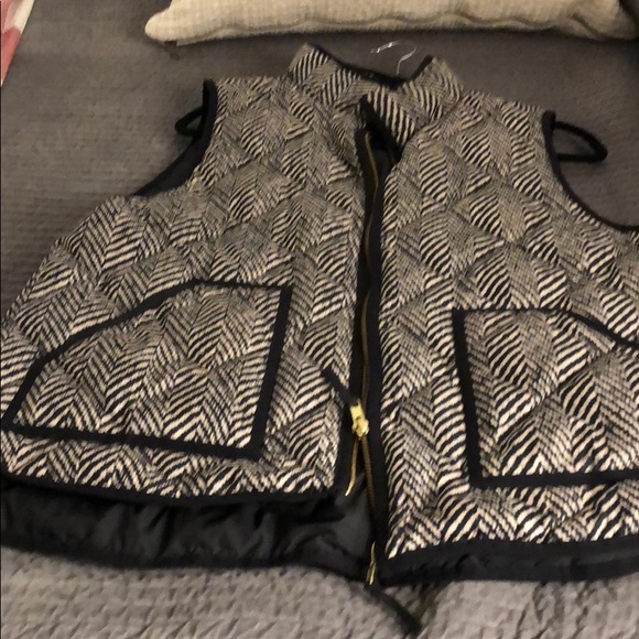 J. Crew Jackets & Blazers - J. Crew black and white vest J. Crew Jackets & Blazers - J. Crew black and white vest